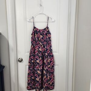 Old Navy Navy and Pink Floral Dress